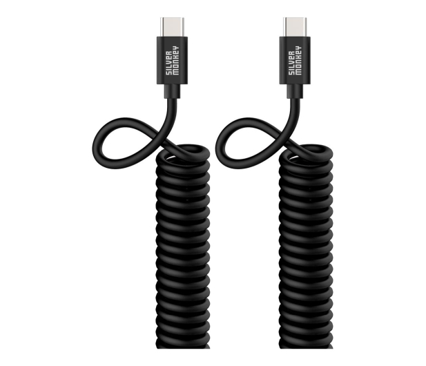 Silver Monkey Kabel sprężynowy USB-C - USB-C 1m - 727051 - zdjęcie
